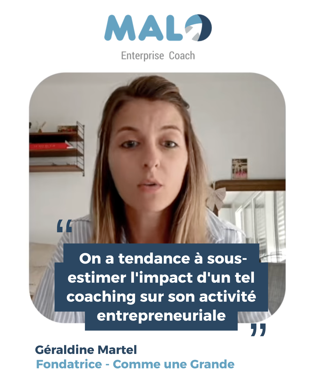 VIGNETTE- GERALDINE de Comme-Une-Grande Témoignage vidéo